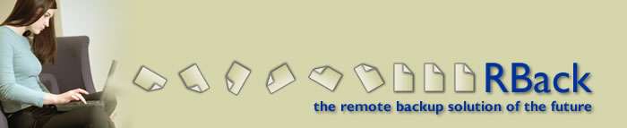 RBack, the remote backup solution, pc backup, laptop backup